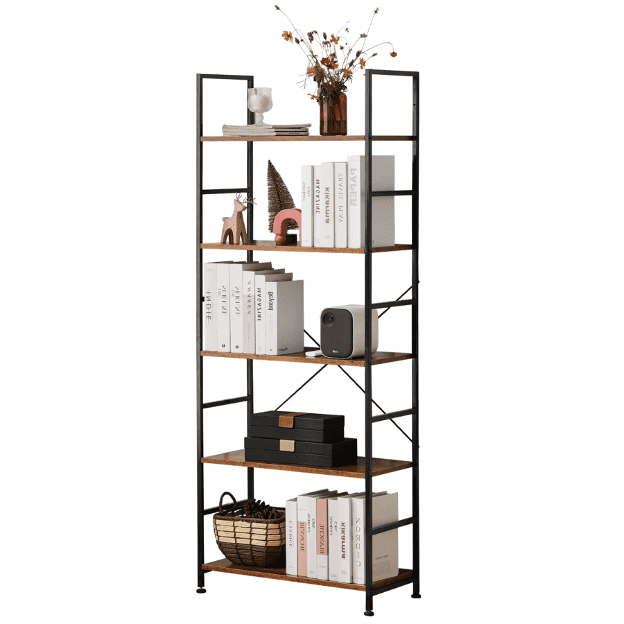 5-Tier Modern Bookshelf: $37