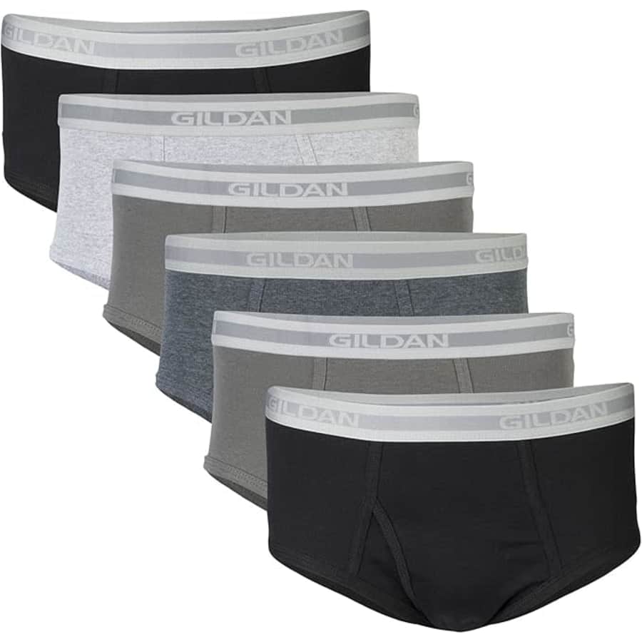 Gildan Men's Briefs 6-Pack: $12 Gildan Men's Briefs 6-Pack: $12