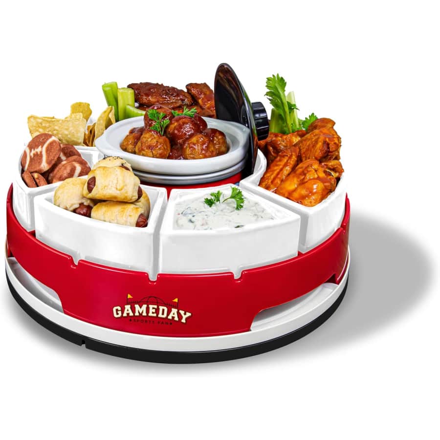 Nostalgia Game Day Lazy Susan Appetizer Server: $24.99