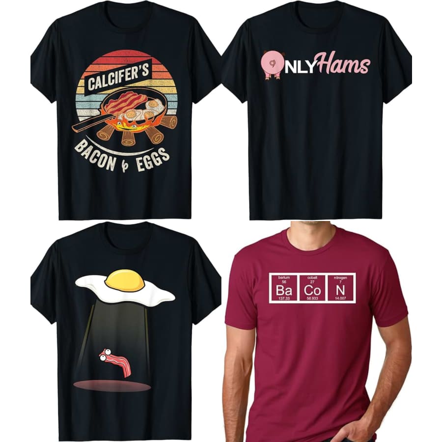 Bacon-Themed Clothing at Amazon: Up to 30% off Bacon-Themed Clothing at Amazon: Up to 30% off