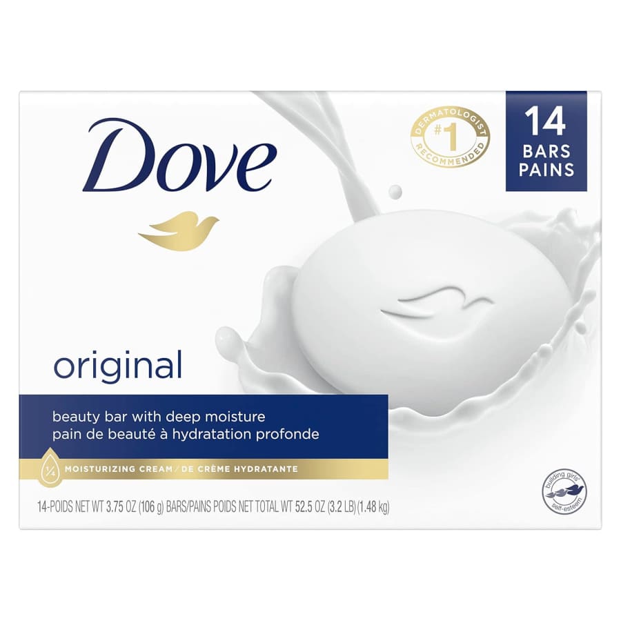 Dove Beauty Bar Gentle Skin Cleanser 3.75-oz. 14-Pack: $9 via Sub. & Save Dove Beauty Bar Gentle Skin Cleanser 3.75-oz. 14-Pack: $9 via Sub. & Save