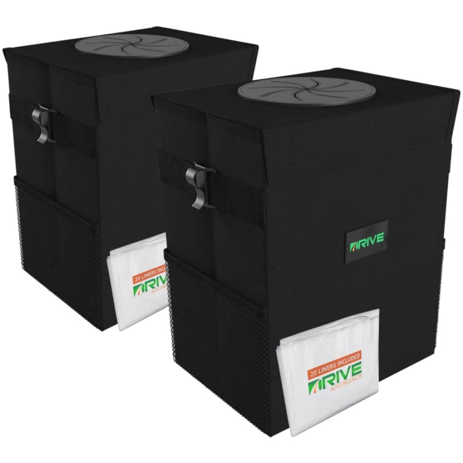 Drive Auto 3.4-Gallon Car Trash Can 2-Pack: $10