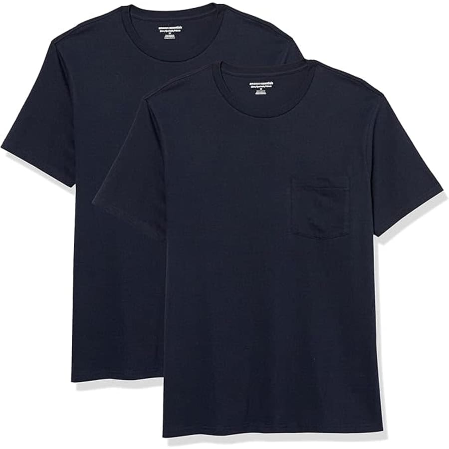 Amazon Essentials Men's Slim Fit Crewneck T-Shirt 2-Pack: $5.16 Amazon Essentials Men's Slim Fit Crewneck T-Shirt 2-Pack: $5.16