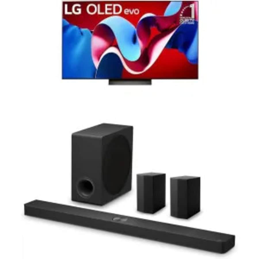 LG evo C4 Series OLED65C4PUA 65" 4K OLED UHD Smart TV + Soundbar Bundle: $2,042