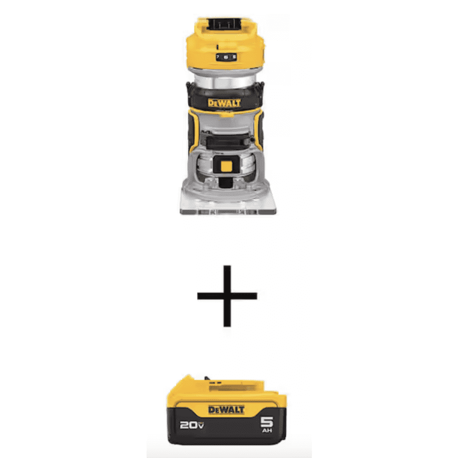DeWalt XR 1/4" Variable 20V Fixed Cordless Router: $239 DeWalt XR 1/4" Variable 20V Fixed Cordless Router: $239