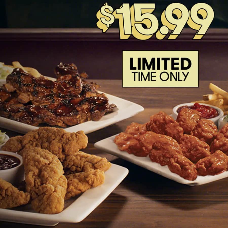 Applebee's All You Can Eat Special: $15.99 Applebee's All You Can Eat Special: $15.99