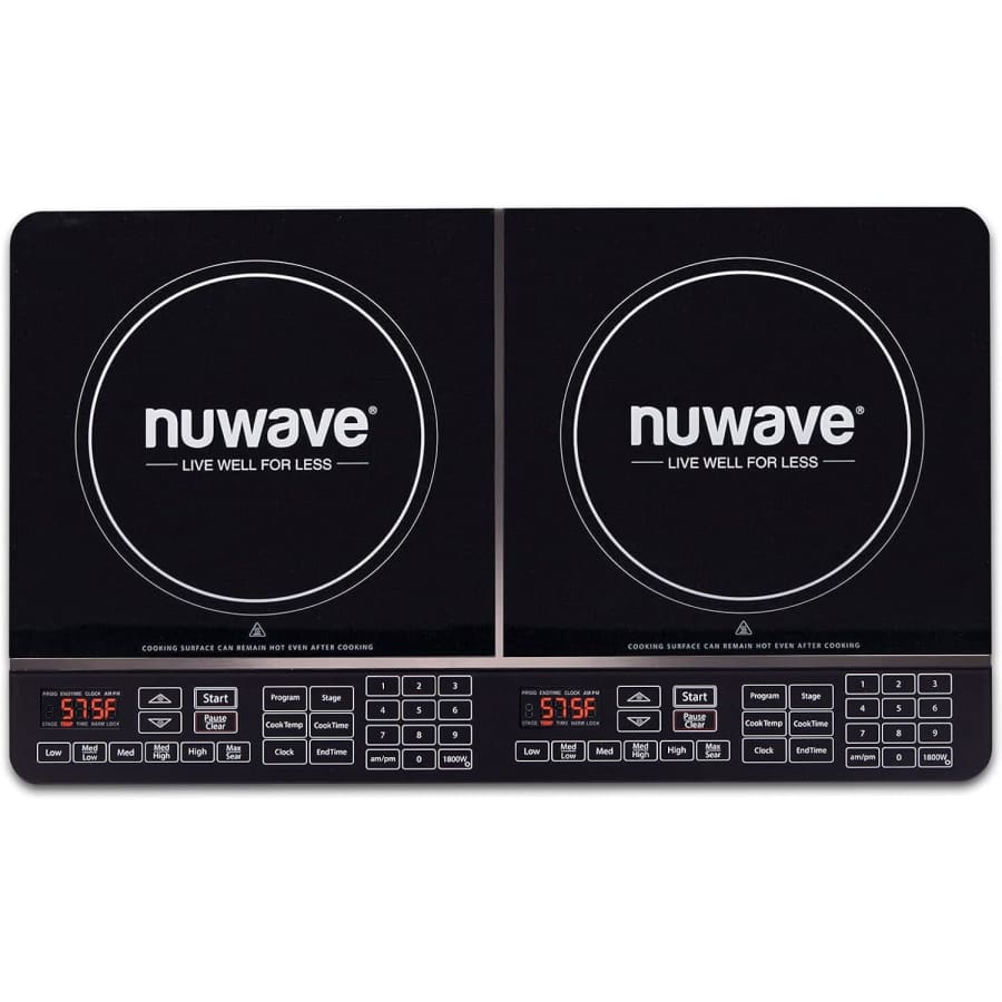 Nuwave 1,800W Double Induction Cooktop: $142 Nuwave 1,800W Double Induction Cooktop: $142