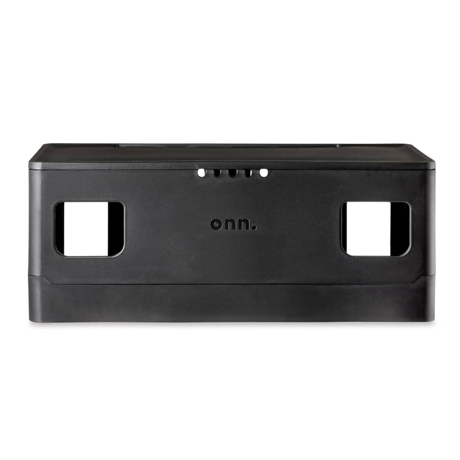 onn. Foldable Cable Management Box: $4 onn. Foldable Cable Management Box: $4