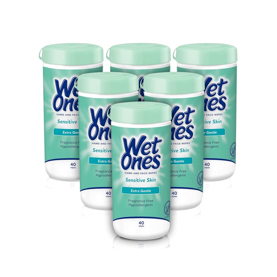 Wet Ones 40-Count Hand and Face Wipes 6-Pack: $11 via Sub. & Save