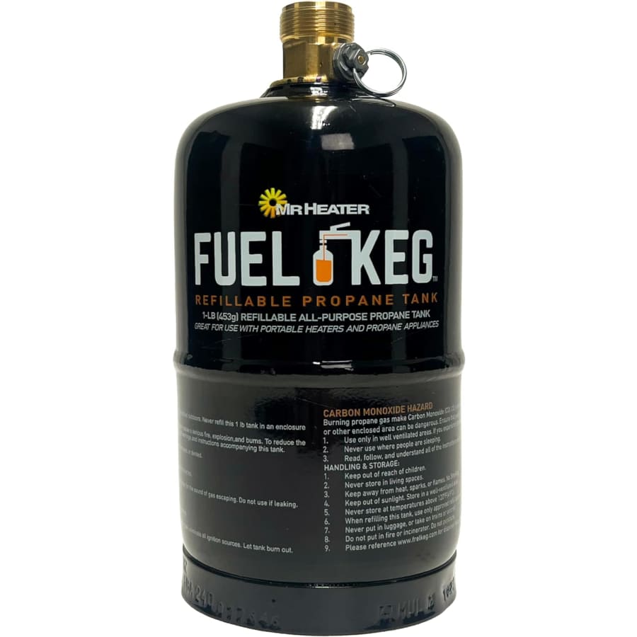 Mr. Heater 16-oz. Fuel Keg Refillable Propane Tank: $17 via Subscribe & Save