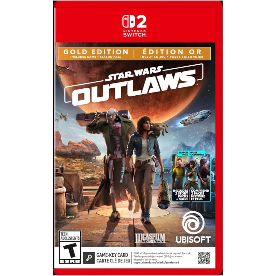 Star Wars Outlaws: Gold Edition for Nintendo Switch 2: $30