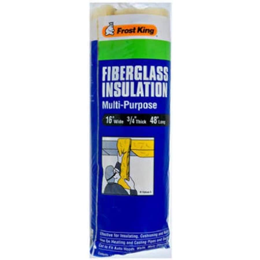 Frost King 16" x 48" Multi-Purpose Fiberglass Insulation Roll: $9.46 Frost King 16" x 48" Multi-Purpose Fiberglass Insulation Roll: $9.46