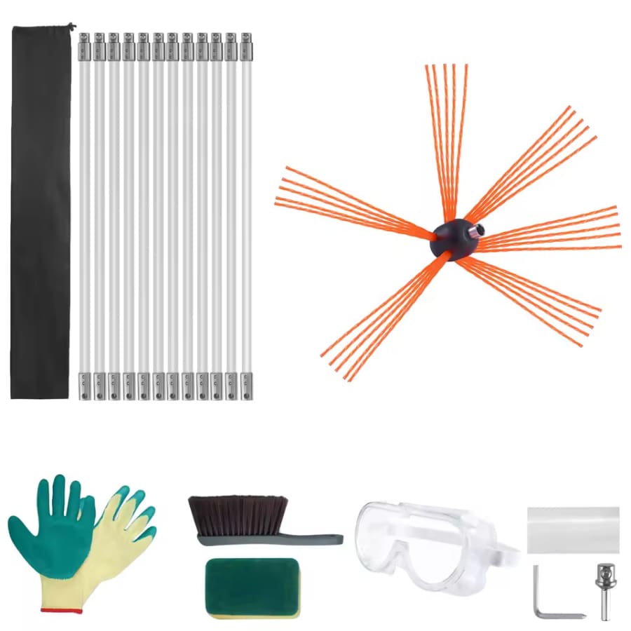 SucceBuy 23-Foot Chimney Sweep Kit: $31.14