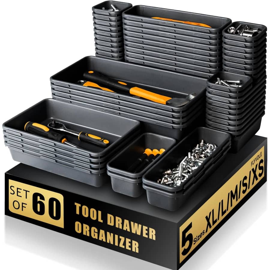 Tool Box Organizer Tray 60-Pack: $25.55 Tool Box Organizer Tray 60-Pack: $25.55