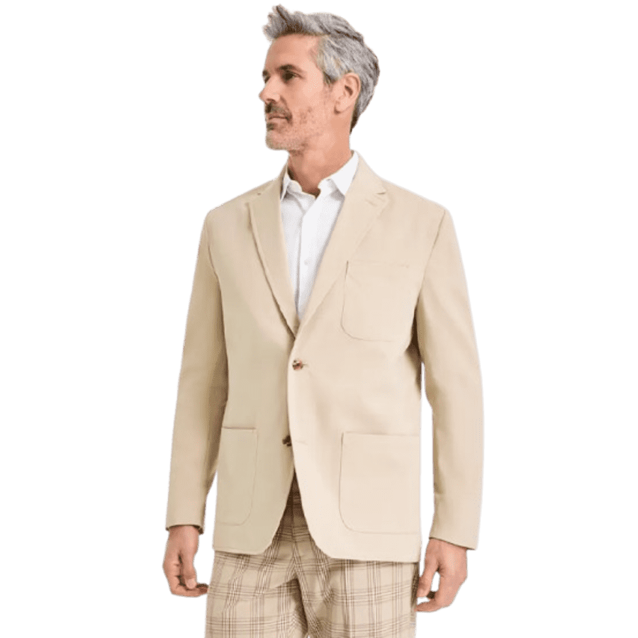 Club Room Men's Varsity-Inspired Unstructured Blazer: $29.96