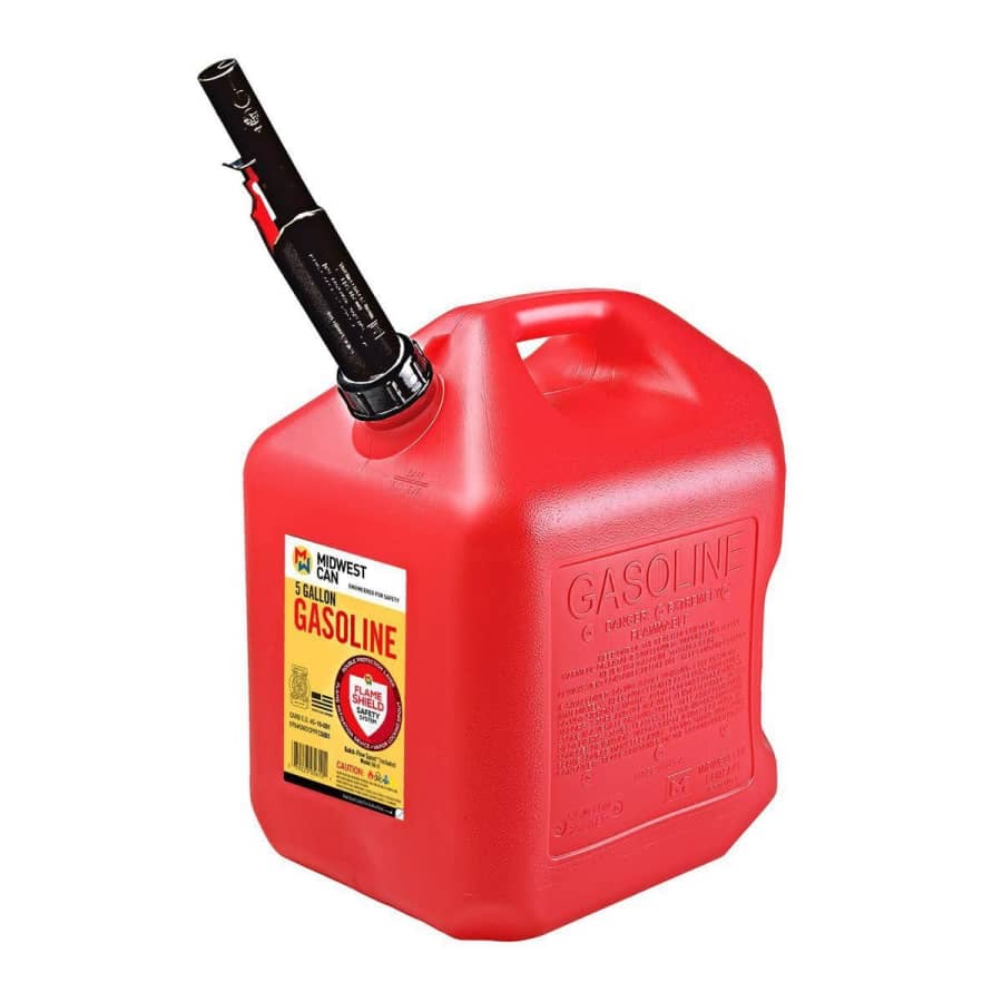 Midwest Can 5-Gallon Auto Shut-Off Gasoline Can: $19.99 Midwest Can 5-Gallon Auto Shut-Off Gasoline Can: $19.99