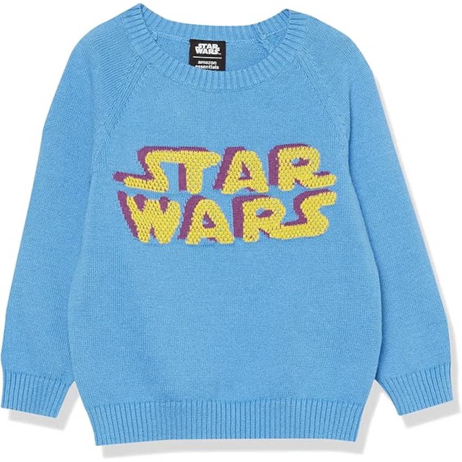 Amazon Essentials x Disney Boys' Crewneck Sweater: $7.99
