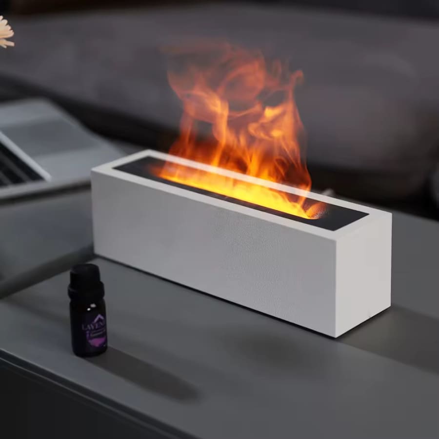 Simulated Flame Humidifier/Aroma Diffuser: $9
