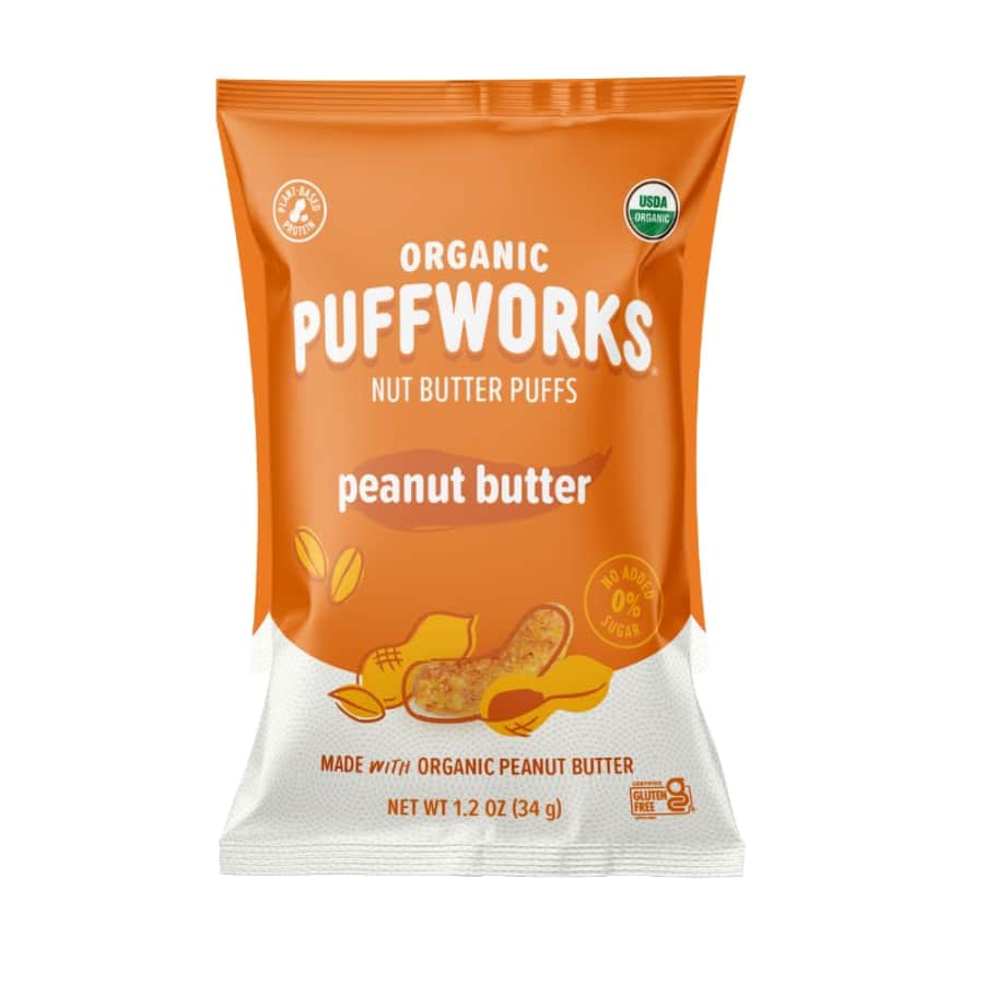 Puffworks Organic Peanut Butter Puffs 8-Pack: $18