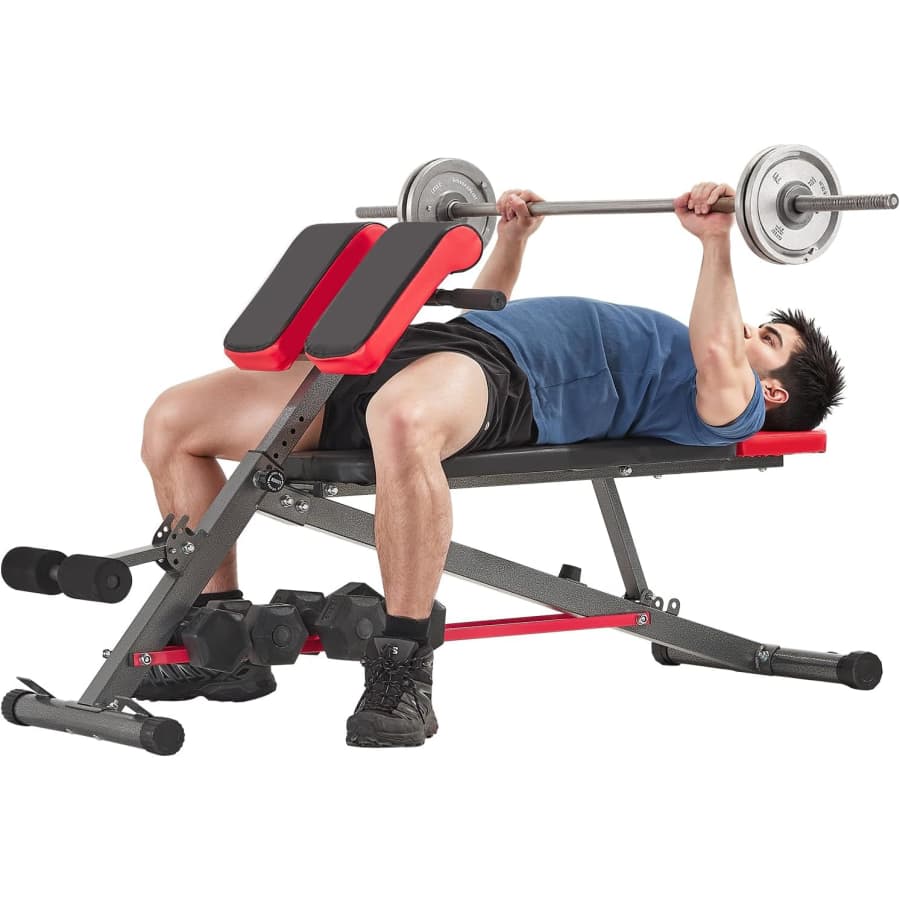 Vevor Adjustable 660-lb. Weight Bench: $93