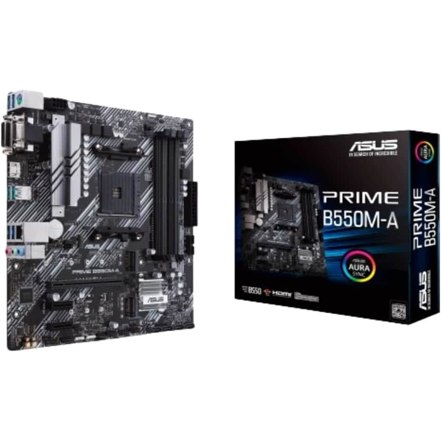 Asus Prime B550M-A WiFi II AMD Micro ATX Motherboard: $80