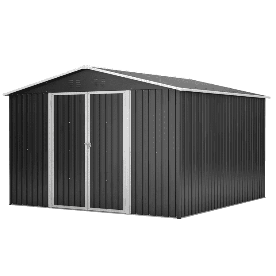 10x10-Foot Metal Storage Shed: $253 10x10-Foot Metal Storage Shed: $253