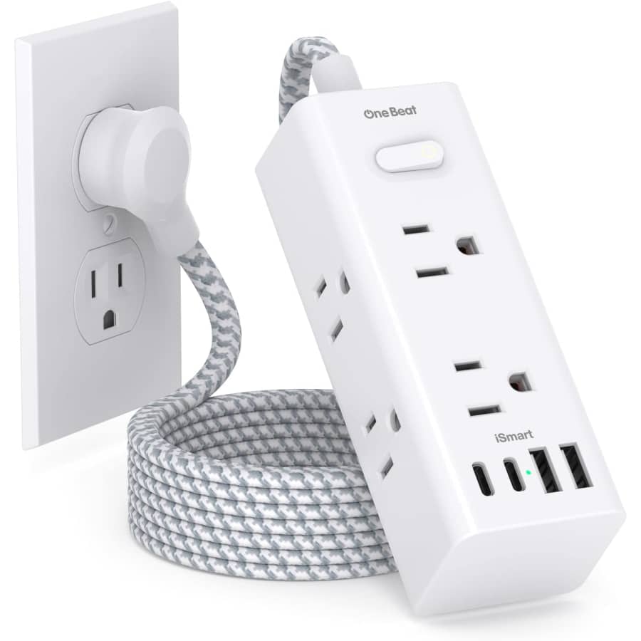 One Beat 5-Foot 6-Outlet Power Strip: $7.99