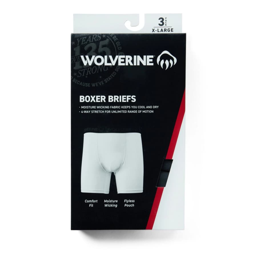 Wolverine Men's Flyless Boxer Brief 3-Pack: $16