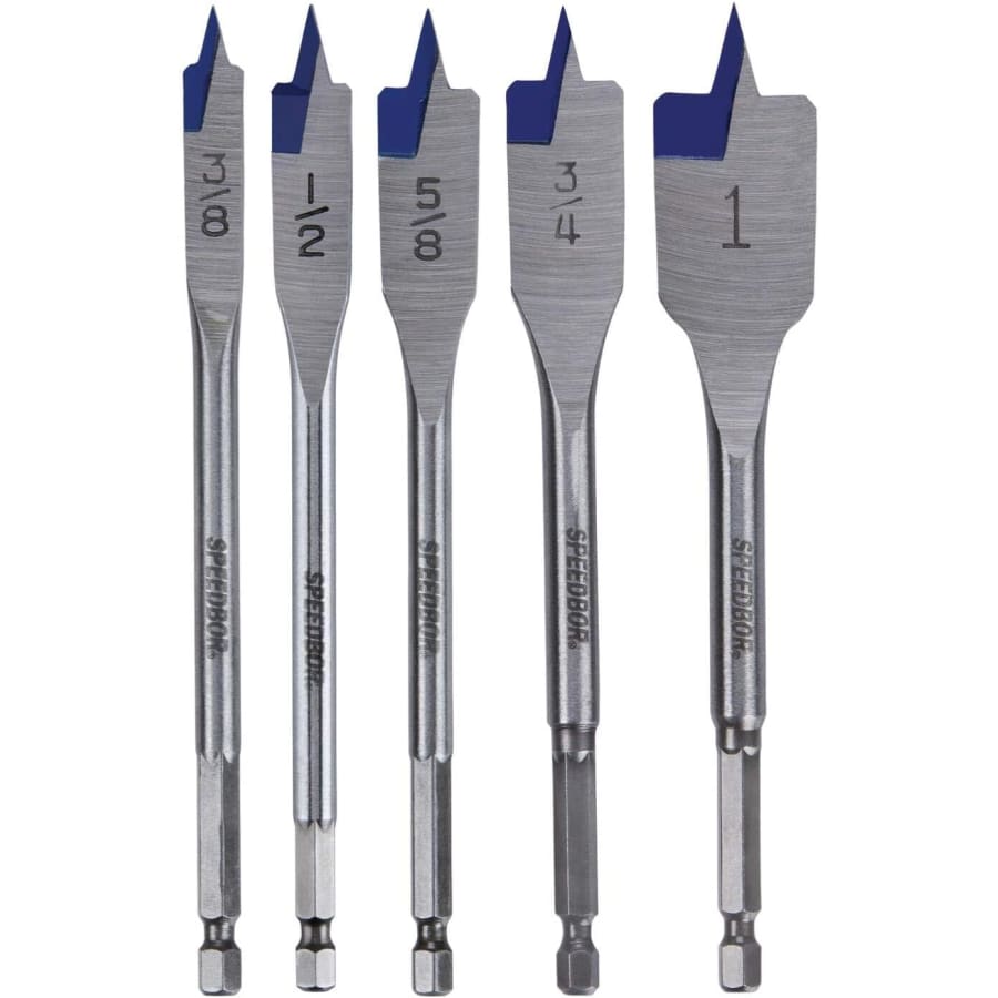 Irwin 5-Piece Speedbor Spade Bit Set: $7.97