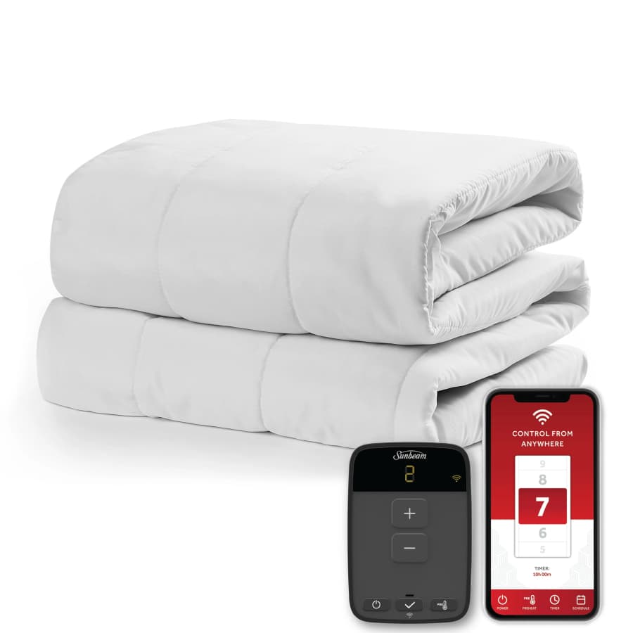 Sunbeam Connected Electric Heated Mattress Pad: Twin for $35, Full for $38 Sunbeam Connected Electric Heated Mattress Pad: Twin for $35, Full for $38