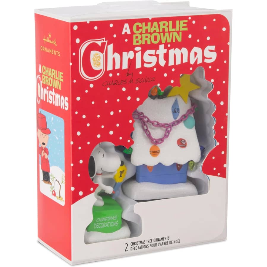 Hallmark Peanuts Snoopy and Holiday Doghouse 2-Piece Ornament Set: $12.49 Hallmark Peanuts Snoopy and Holiday Doghouse 2-Piece Ornament Set: $12.49