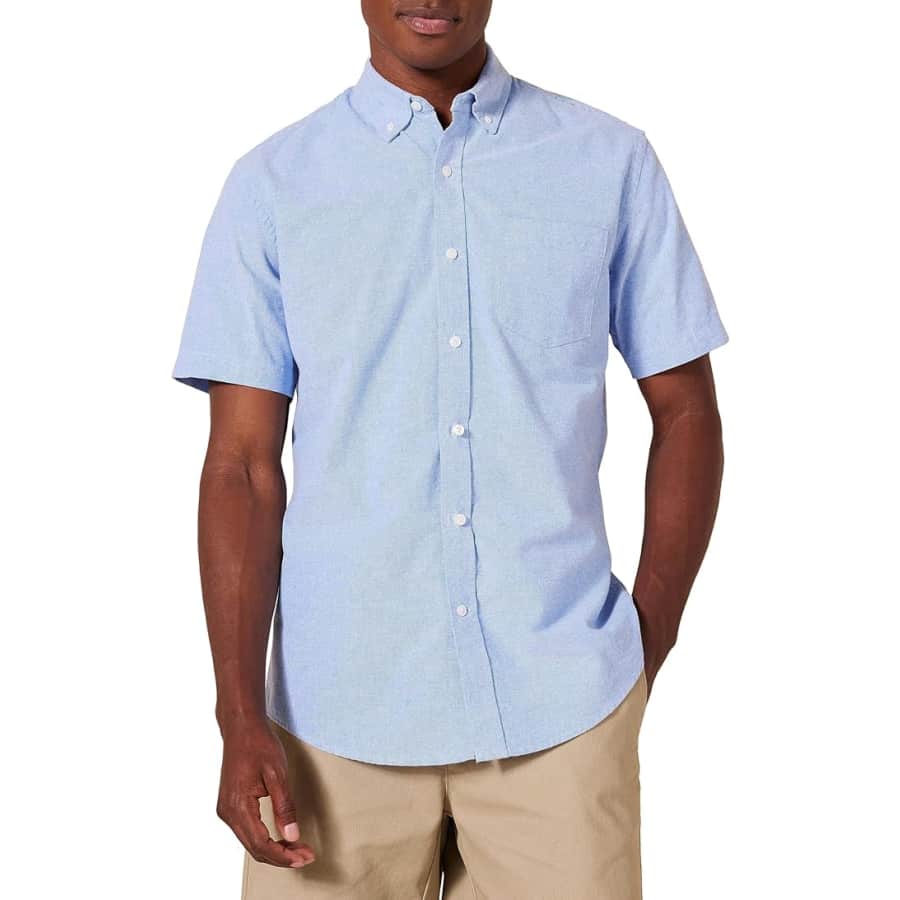 Amazon Essentials Men's Oxford Shirt: From $10 Amazon Essentials Men's Oxford Shirt: From $10
