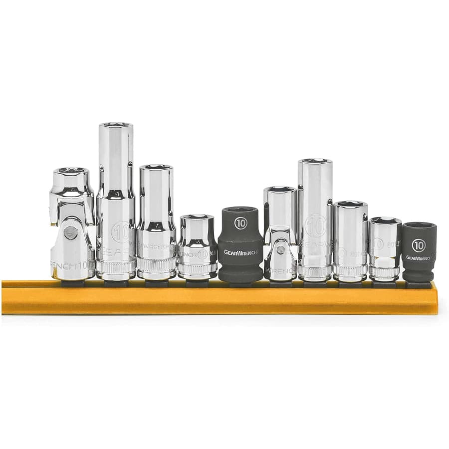 GearWrench 10-Piece Single Size Socket Set: $25 GearWrench 10-Piece Single Size Socket Set: $25