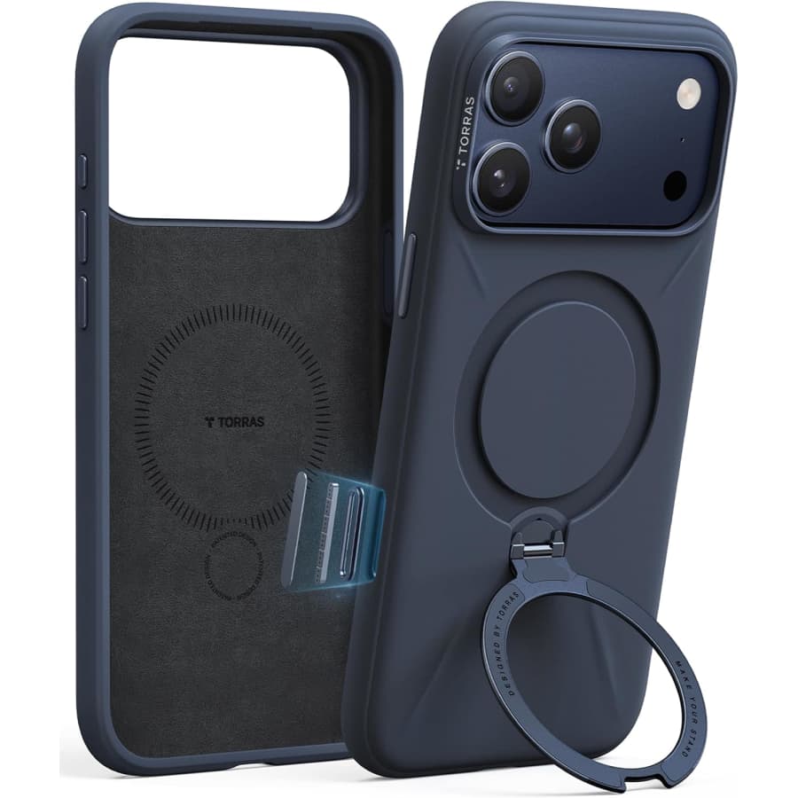 Torras Q3 Silicone 360 Spin iPhone 17 Pro Case: $41.79 Torras Q3 Silicone 360 Spin iPhone 17 Pro Case: $41.79