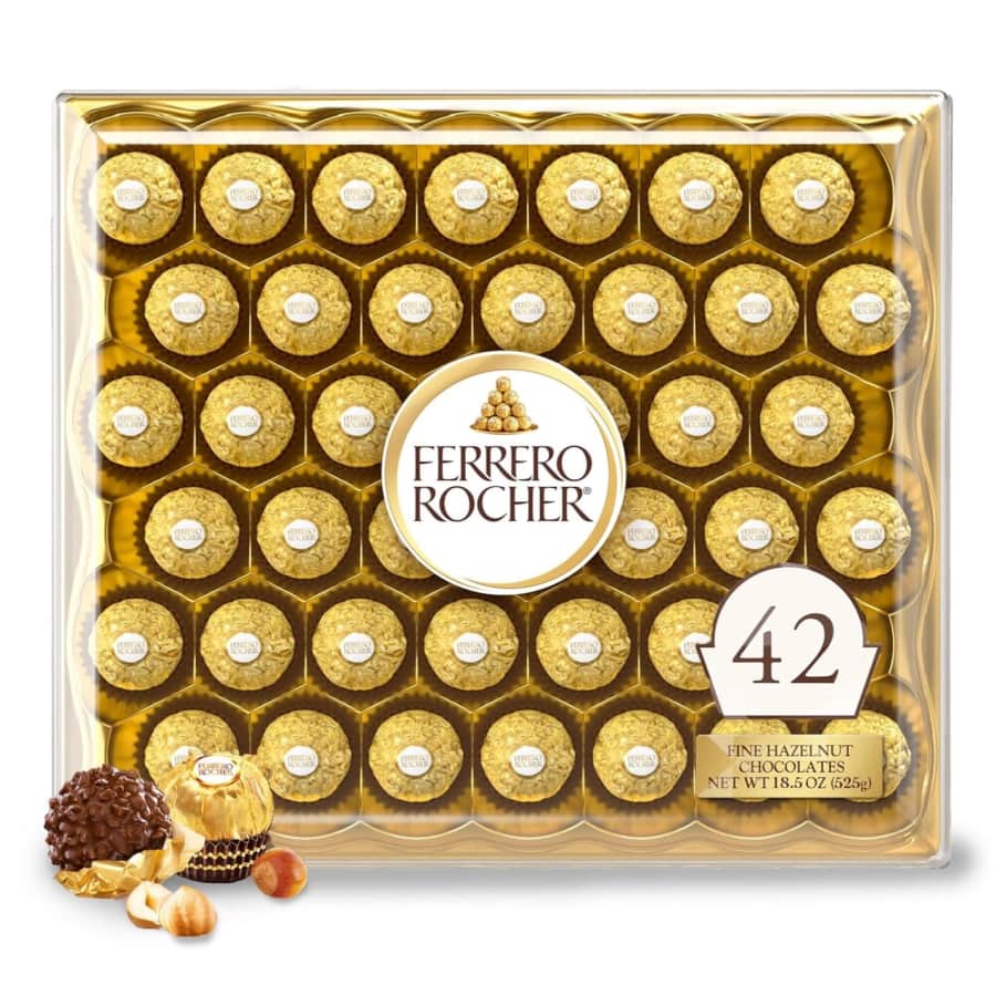 Ferrero Rocher 42-Piece Box: $16