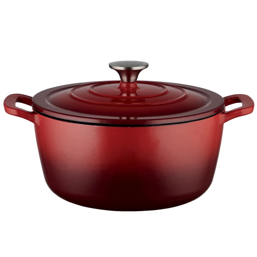 Food Network 5-Quart Enameled Cast-Iron Dutch Oven: $45