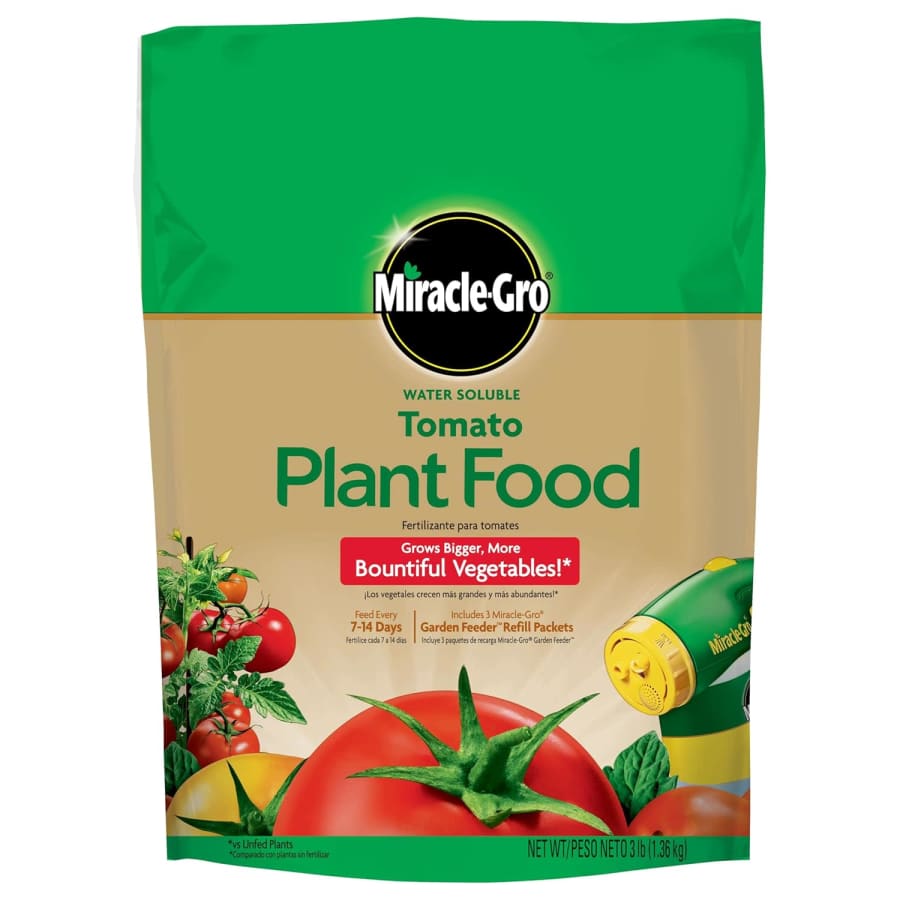 Miracle-Gro Water Soluble Tomato Plant Food 3-lb.: $7 w/ Prime Miracle-Gro Water Soluble Tomato Plant Food 3-lb.: $7 w/ Prime