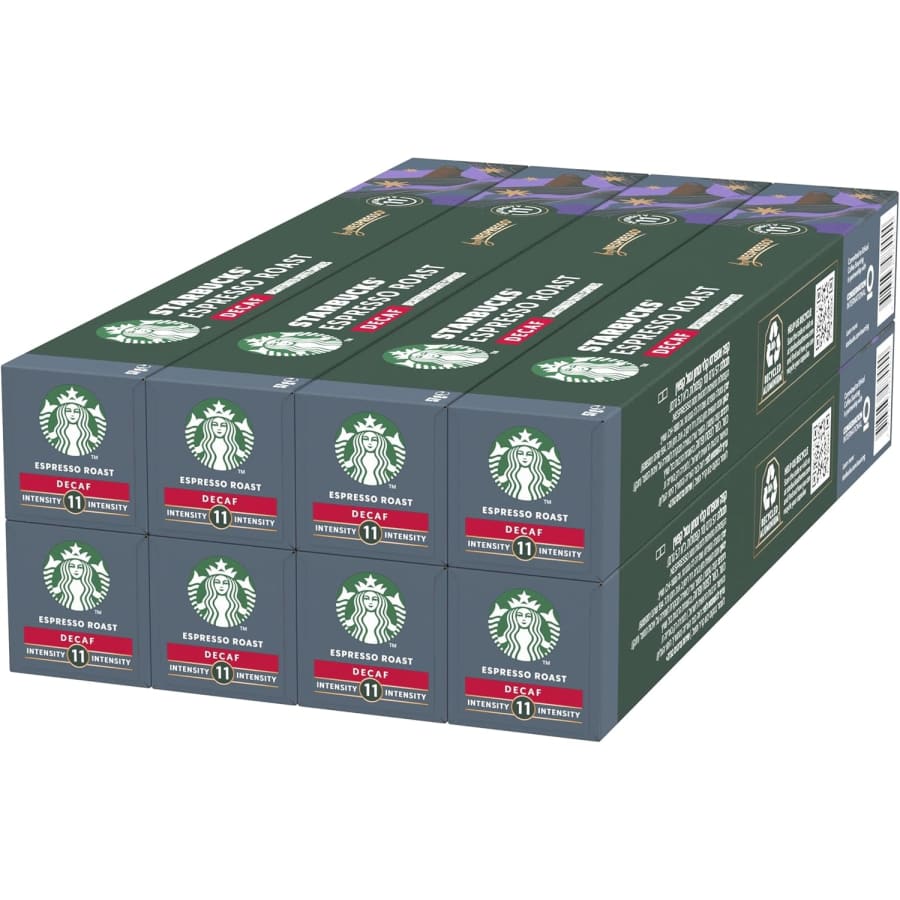 Starbucks Nespresso Original Line Decaf Espresso Roast 80-Pack: $41 Starbucks Nespresso Original Line Decaf Espresso Roast 80-Pack: $41