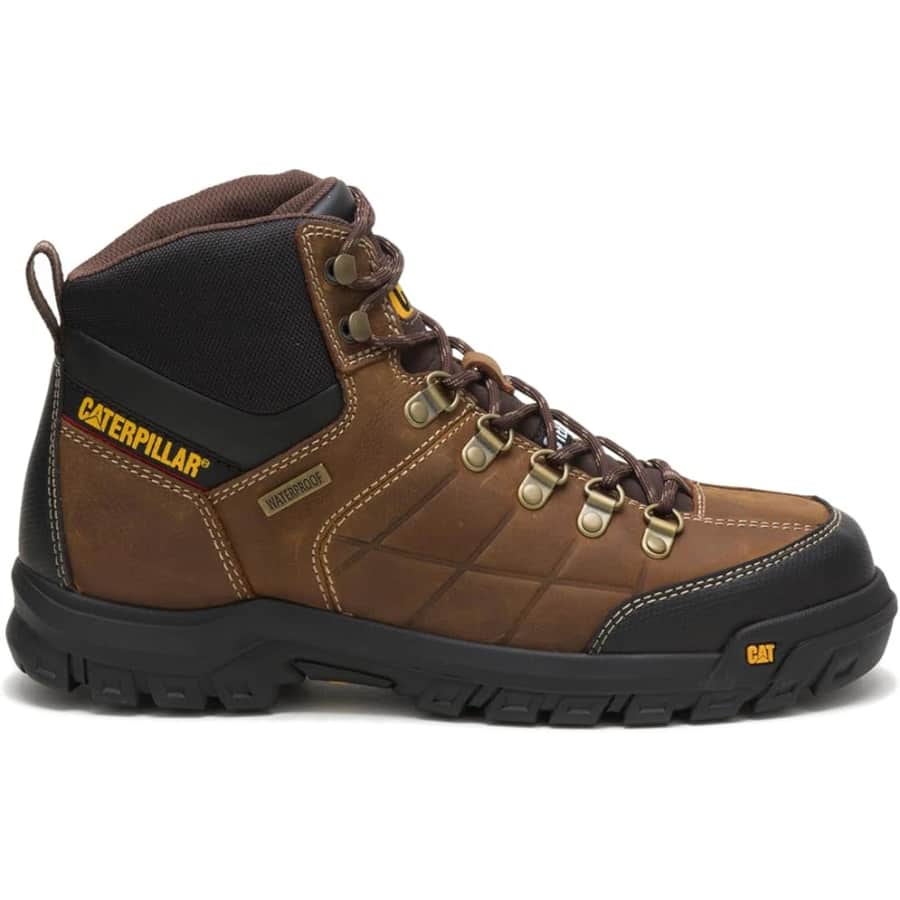 CAT Men's Threshold Waterproof Steel Toe Work Boots: $40