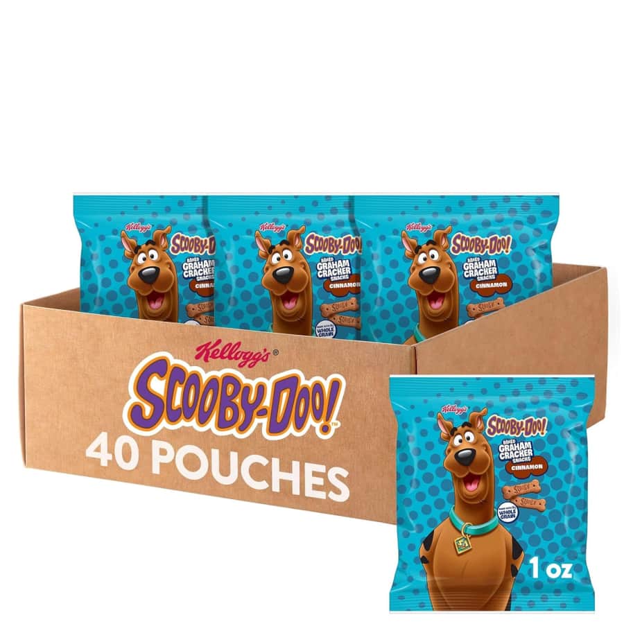 Kellogg's Scooby-Doo Baked Graham Cracker Snacks 40-Count Box: $14 via Sub & Save Kellogg's Scooby-Doo Baked Graham Cracker Snacks 40-Count Box: $14 via Sub & Save