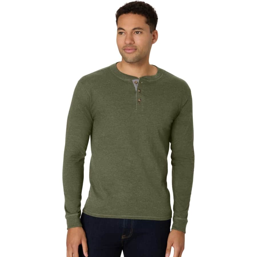 Hanes Men's Beefyt Henley Shirt: $6.84 Hanes Men's Beefyt Henley Shirt: $6.84