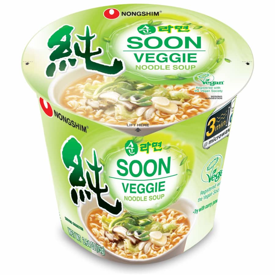 Nongshim Soon Veggie Instant Ramen Cup 6-Pack: $5.24 via Sub & Save