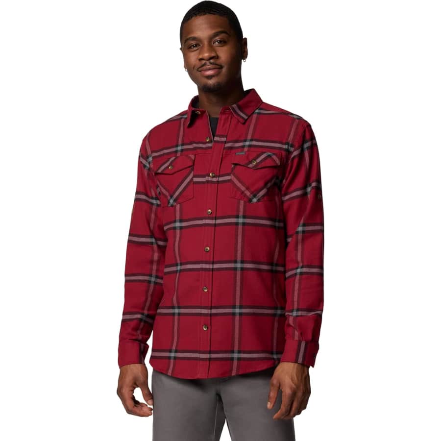 Columbia Men's Bearmouth Springs Roll Up Flannel Shirt: $16 Columbia Men's Bearmouth Springs Roll Up Flannel Shirt: $16