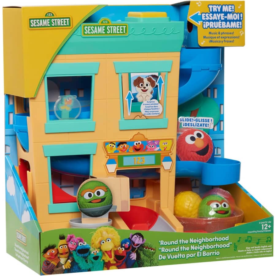 Just Play Sesame Street 'Round The Neighborhood Playset: $14.99