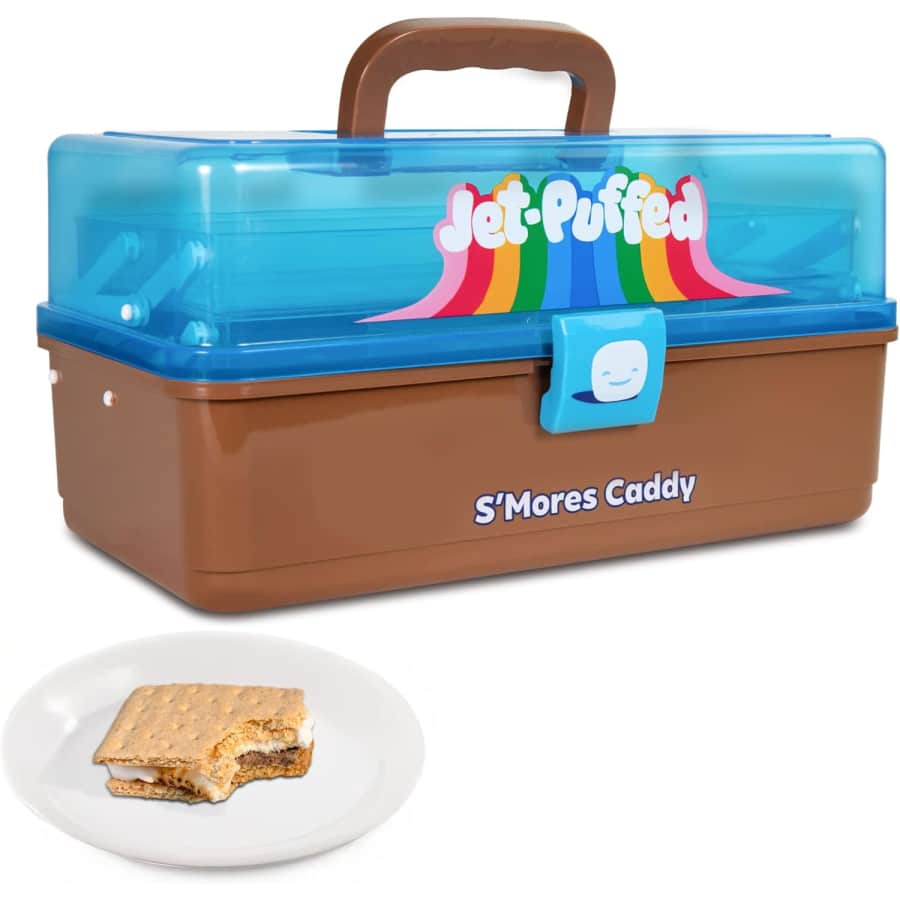 Nostalgia Jet-Puffed Lighted S'mores Caddy: $19.99 Nostalgia Jet-Puffed Lighted S'mores Caddy: $19.99