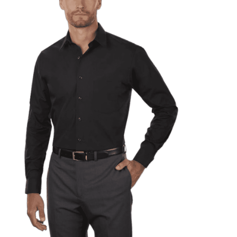 Van Heusen Men's Poplin Solid Dress Shirt: $19 Van Heusen Men's Poplin Solid Dress Shirt: $19