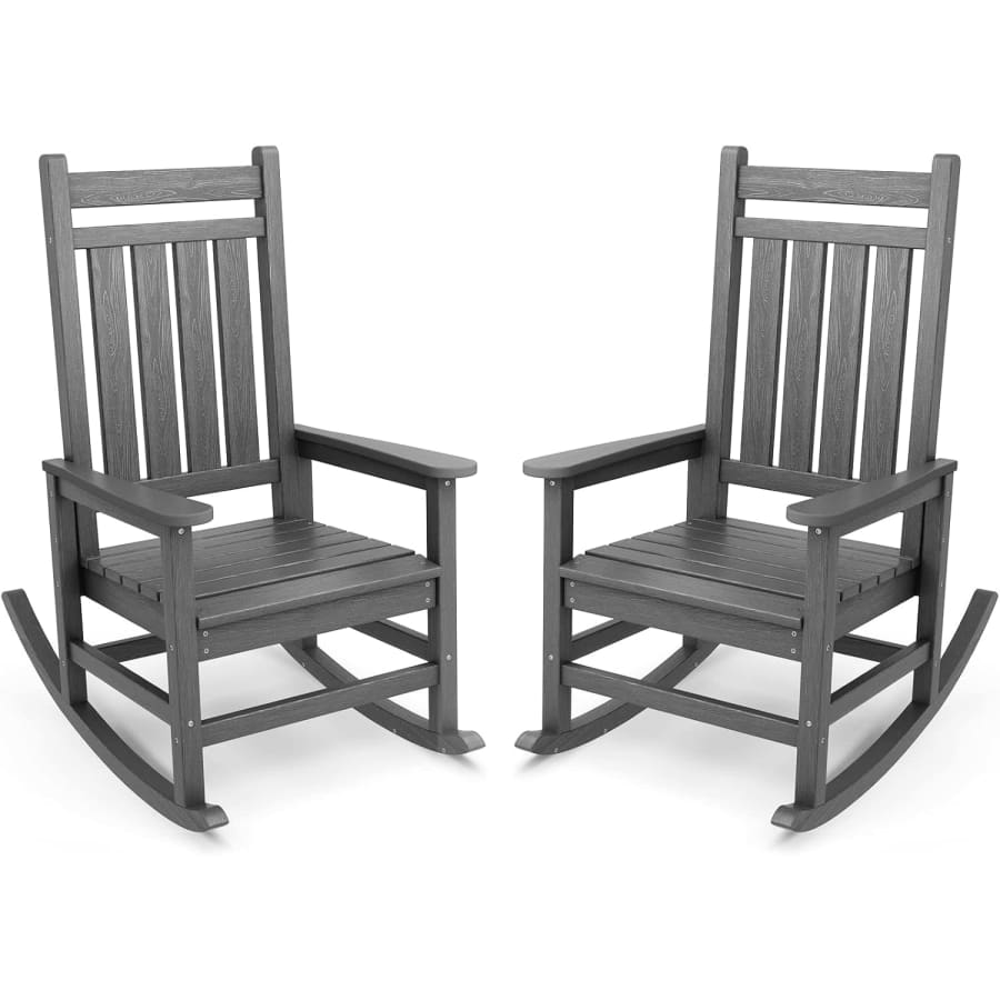 Serwall Outdoor Rocking Chair 2-Pack: $168 w/ Prime