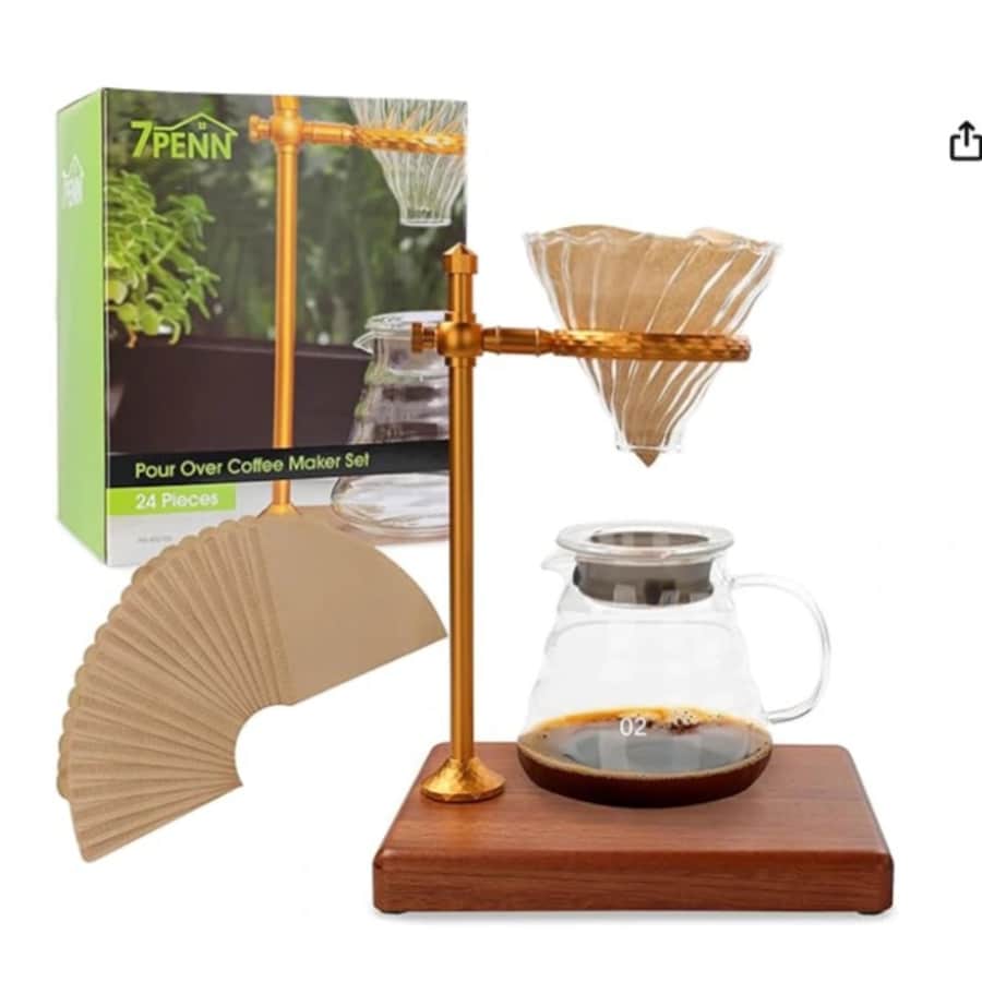 7Penn Pour Over Coffee Dripper Set: $35