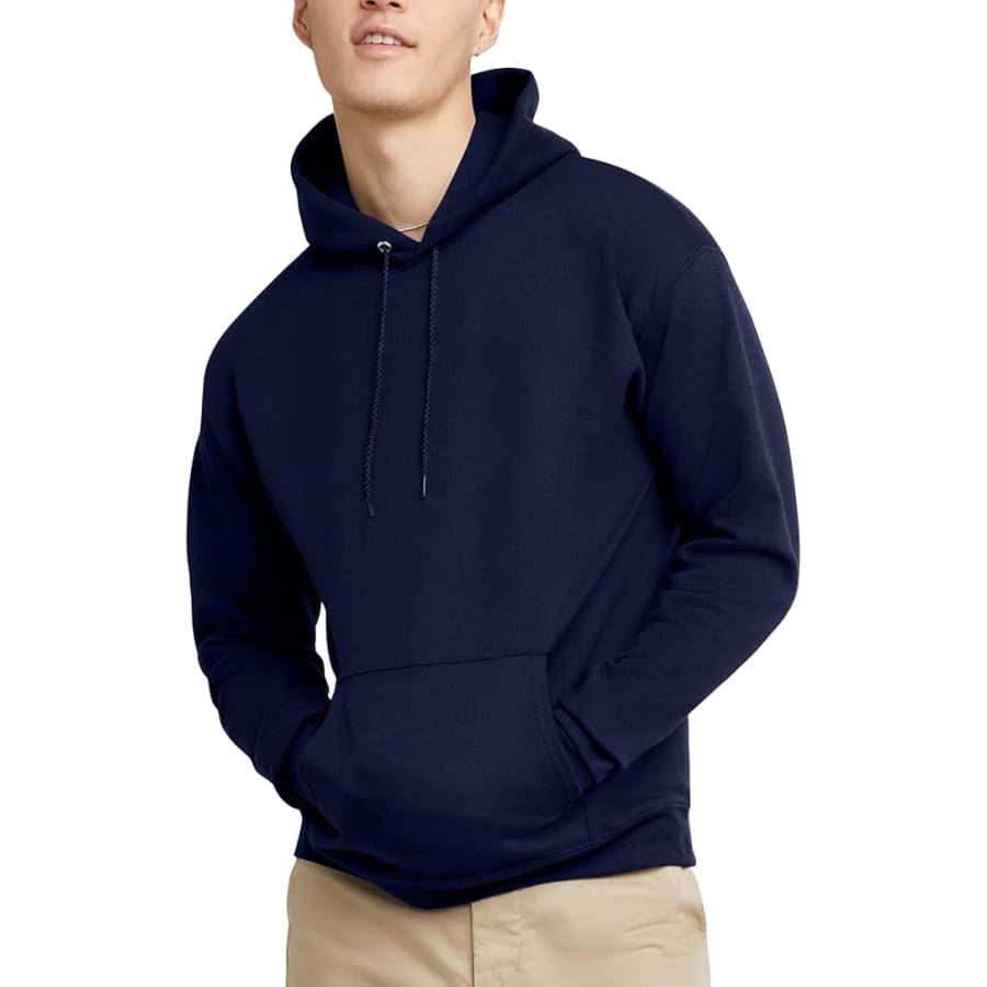 Hanes Men's Ecosmart Fleece Pullover Hoodie: $8.92