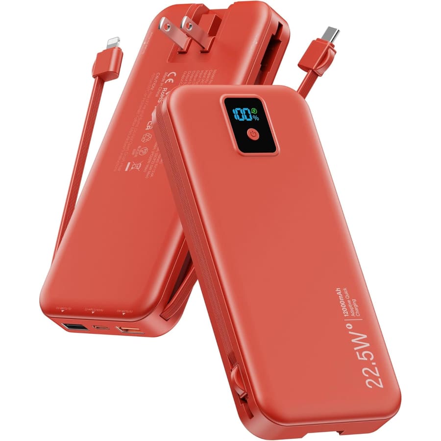 12000mAh 22.5W Fast Charging Power Bank: $17